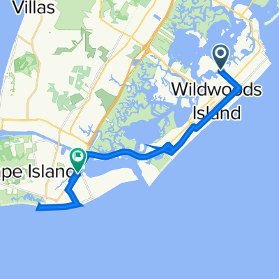 514 W Glenwood Ave, West Wildwood to 1380 Washington St, Cape May