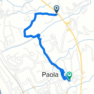 Viale Pitagora 2, Paola to Via Rupa 4, Paola