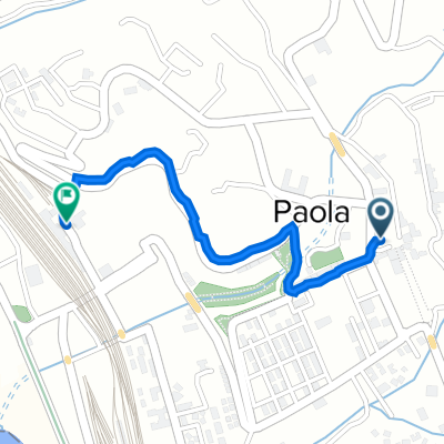 Piazza IV Novembre, Paola to Viale Stazione 12, Paola