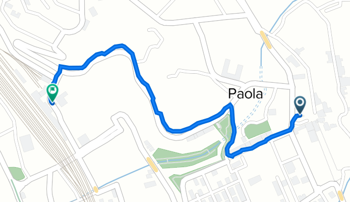 Piazza IV Novembre, Paola to Viale Stazione 12, Paola