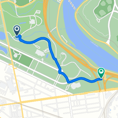 Fairmount Park, Philadelphia to Lansdowne Dr, Philadelphia