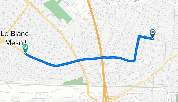 37 Rue Louis Coûtant, Aulnay-sous-Bois à 62 Avenue de la République, Le Blanc-Mesnil