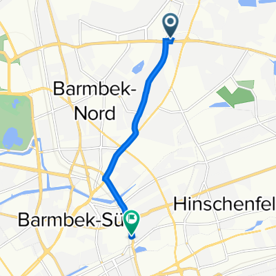 Steilshooper Allee 407F, Hamburg nach Krausestraße 110, Hamburg