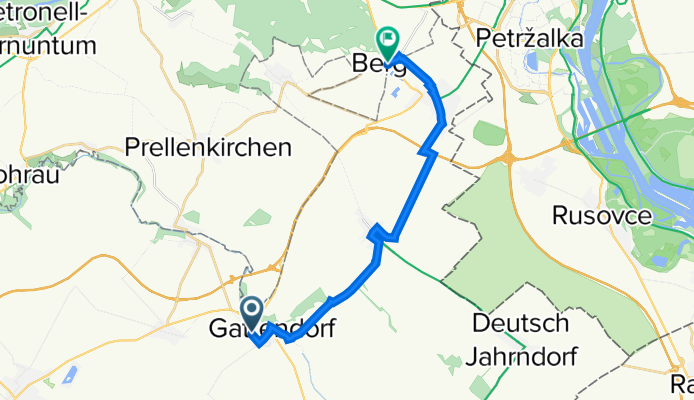 Moritz-von-Schwind-Gasse 21, Gattendorf to Brunnengasse 4, Berg