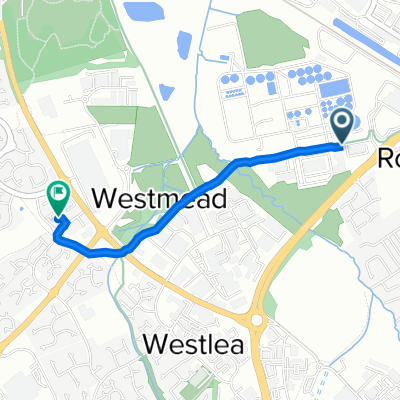 1A Barnfield Road, Swindon to 3 Dennis St, Swindon
