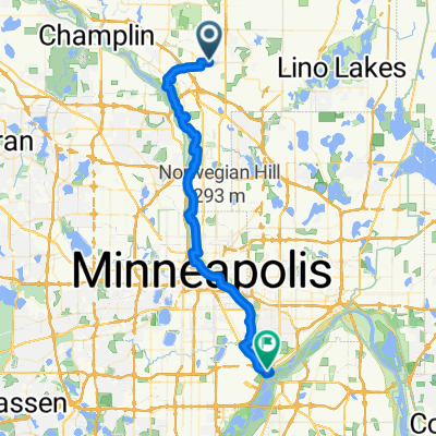Blaine to Fort Snelling