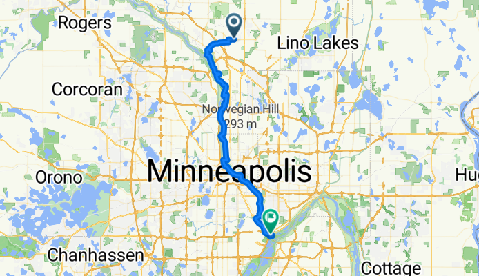 Blaine to Fort Snelling