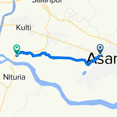 MXV3+7F9, Asansol to MRRH+WR8, Dishergarh