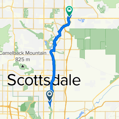 7607 E McDowell Rd, Scottsdale to 9160 E Shea Blvd, Scottsdale