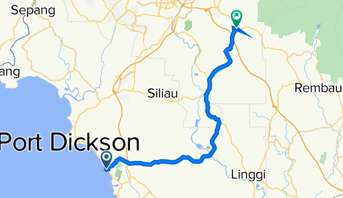 5, Port Dickson to Sungai Gadut, Seremban