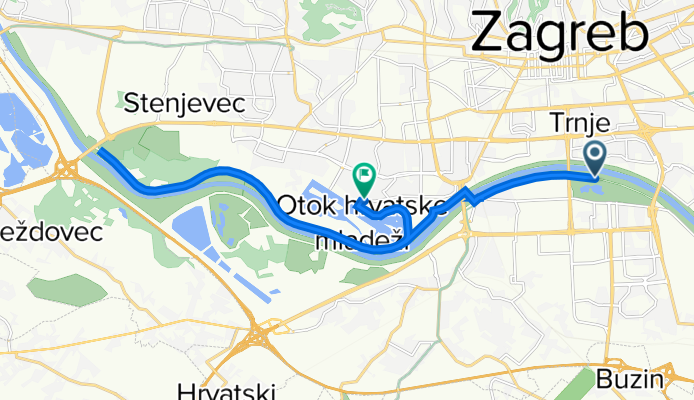 Novi Zagreb-istok, Zagabria a Jarunska ulica, Zagabria