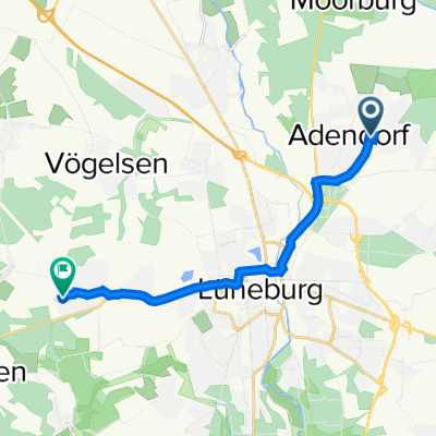 Röntgenstraße 32, Adendorf nach Immenweg 5, Reppenstedt