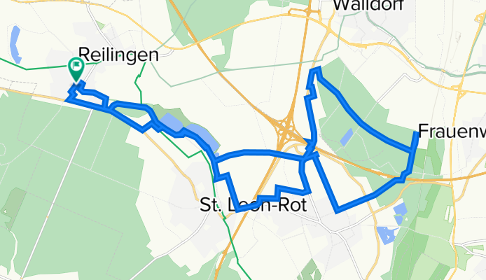 Scheffelstraße 3, Reilingen to Scheffelstraße 1, Reilingen