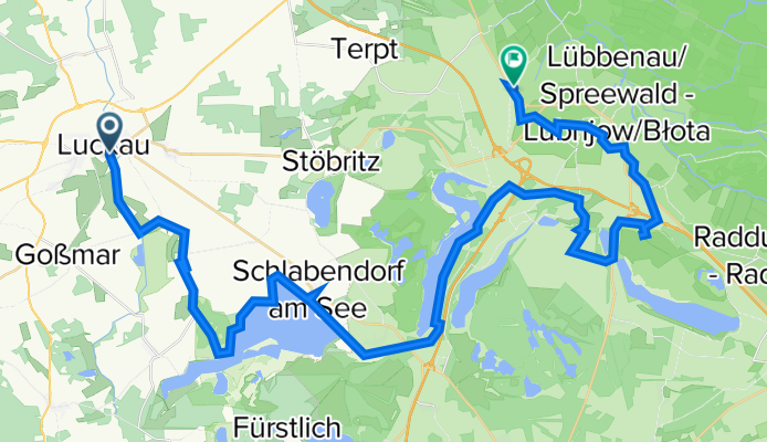 Südpromenade 23, Luckau nach Lindenstraße 20, Lübbenau/Spreewald