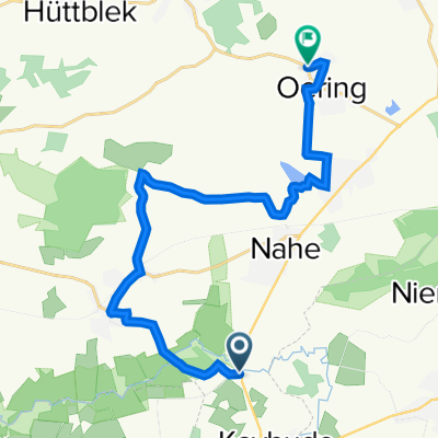 Fahrenhorster Weg 224, Kayhude nach Hauptstraße 108, Oering