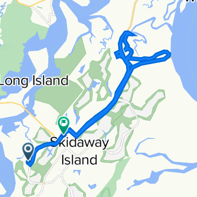 3 Moonglade Ln, Savannah to 1 Skidaway Village Walk, Savannah