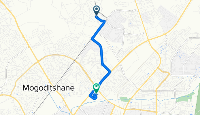 Unnamed Road, Gaborone to Gaborone