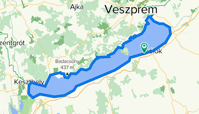 Bimbó utca 14., Siófok to Bimbó utca 14., Siófok