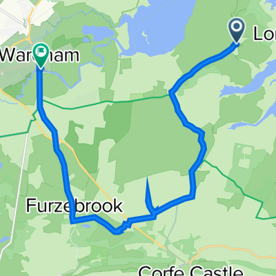 Arne Road, Arne, Wareham to 1 The Quay, Wareham