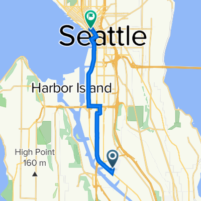 Georgetown, Seattle to 1301 2nd Ave, Seattle
