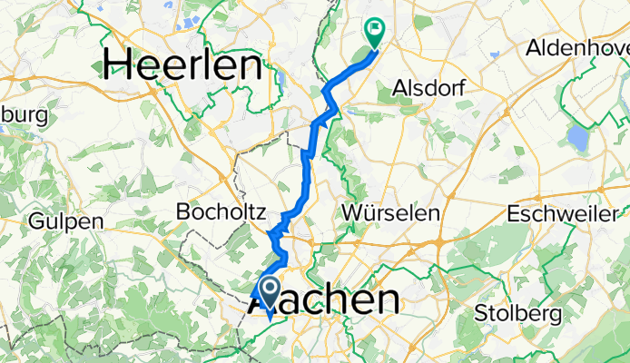 Neuenhofer Weg 21, Aachen nach Floeßer Straße 88, Herzogenrath
