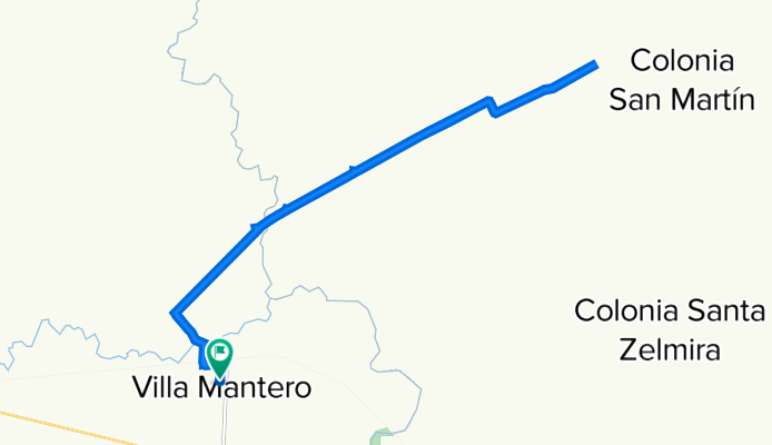 9 de Julio, Villa Mantero a 9 de Julio, Villa Mantero