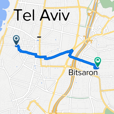 פרוג 7, תל אביב to הפלמ"ח 1, גבעתיים