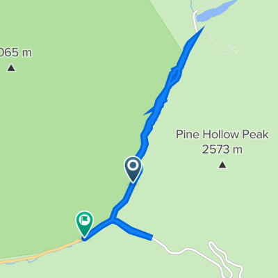 40.459° N -111.658° W to 40.451° N -111.667° W