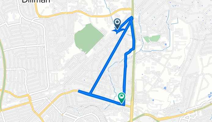 J3WC+4R3, Quezon City to Esteban Abada Street 32, Quezon City