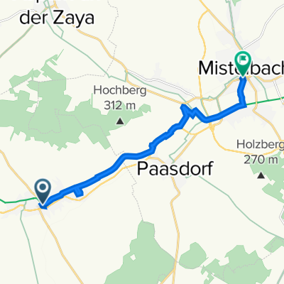 Hauptplatz 5, Ladendorf to Gartengasse, Mistelbach