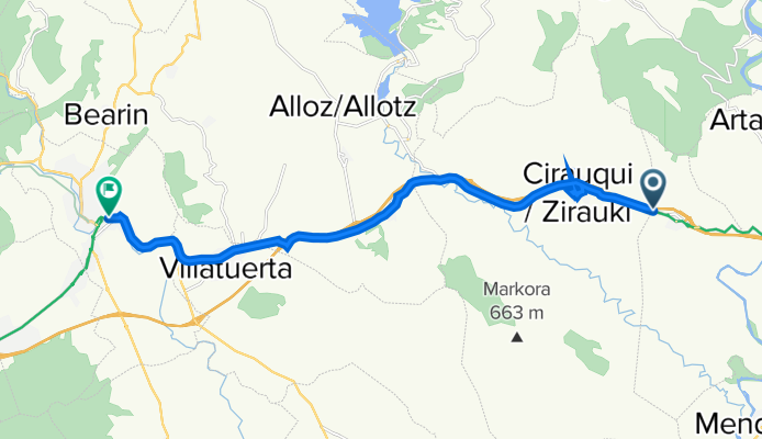 Recovered Route