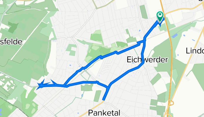 Aldanstraße 16, Bernau bei Berlin nach Aldanstraße 16, Bernau bei Berlin