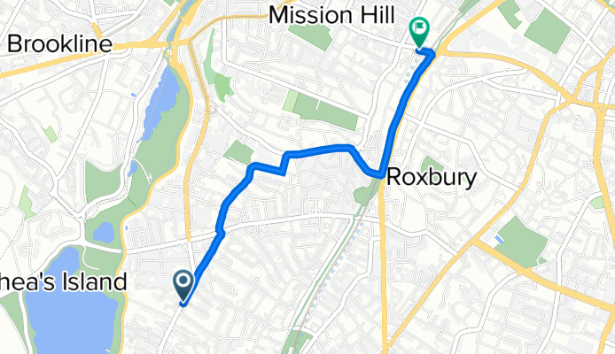 490–496 Centre St, Boston to 1418 Tremont St, Boston