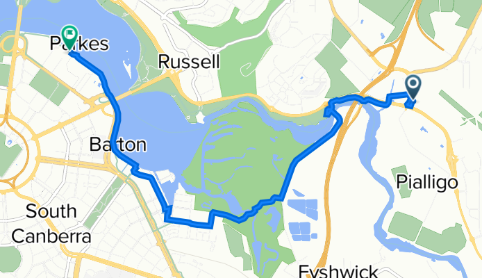 Nomad Drive 44, Pialligo to Parkes Place East 40