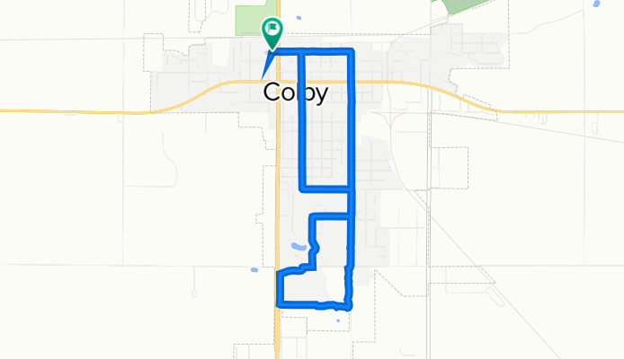 960 W Seventh St, Colby to 960 W Seventh St, Colby