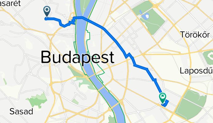 Aranka utca 4., Budapest to Üllői út 84., Budapest