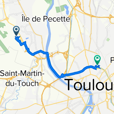 De Avenue Albert Durand 6, Blagnac à Avenue François Collignon 22, Toulouse