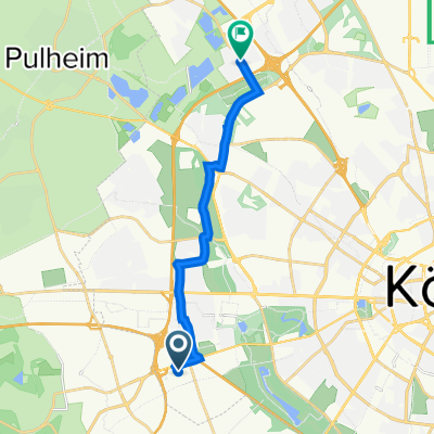 Hermann-Heinrich-Gossen-Straße 3, Köln nach Johannesstraße 11, Köln
