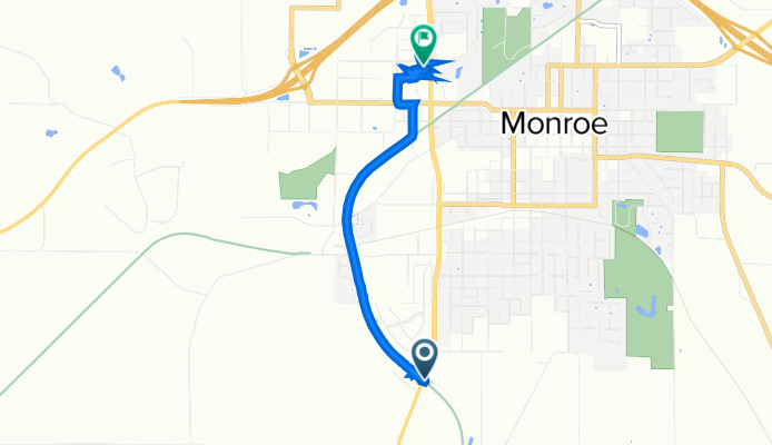 Badger State Trail, Monroe to 500 Sixth St, Monroe