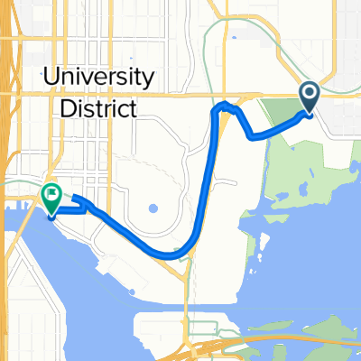 4205 Mary Gates Memorial Dr NE, Seattle to 1007 NE Boat St, Seattle