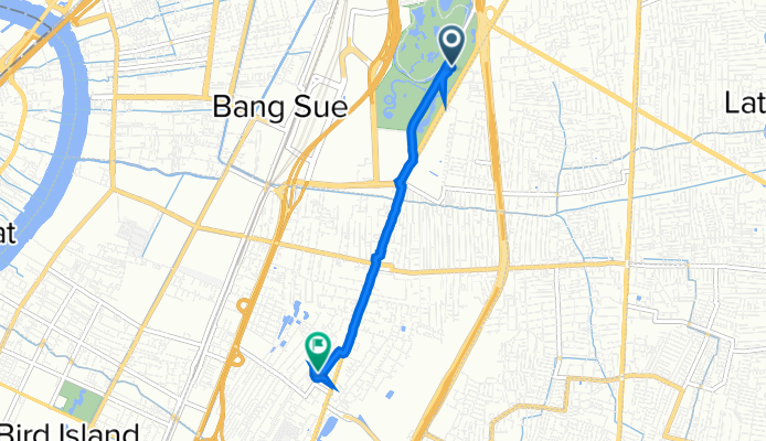98/21 Thanon Kamphaeng Phet 3, Bangkok to 52/19 Soi Ari 1, Bangkok