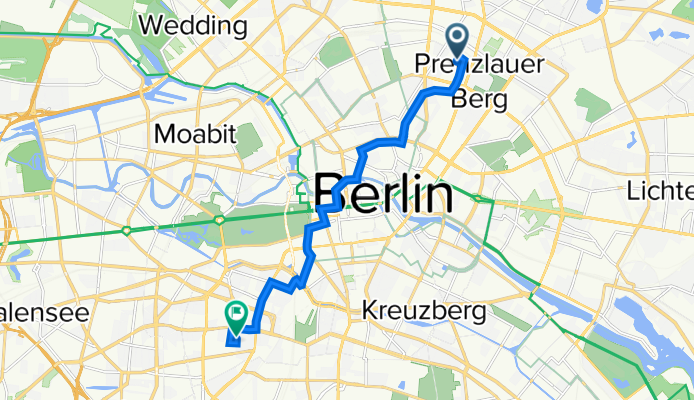 Dunckerstraße 19, Berlin to Gleditschstraße 44, Berlin