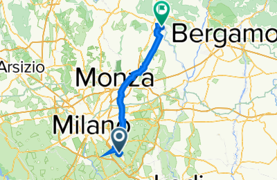 Route in der Bikemap App öffnen