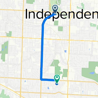 West Maple Avenue 604, Independence to South Spring Street 3519, Independence