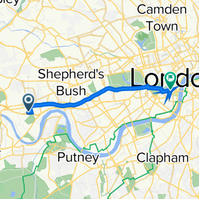 118 Barrowgate Road, London to Cockpit Steps, London