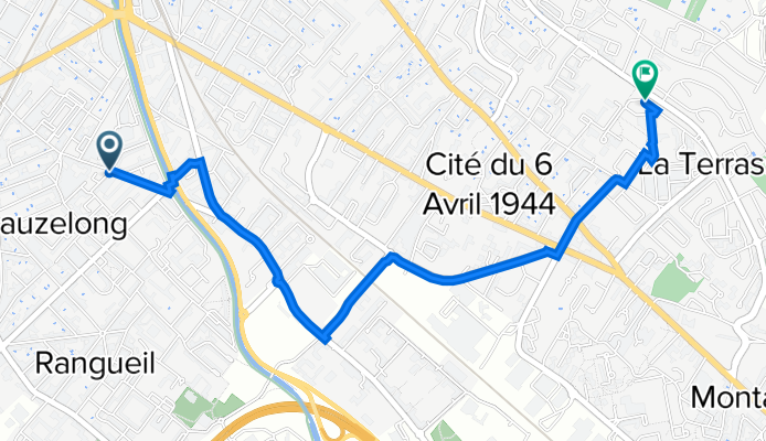 1 Rue Georges Pelletier-Doisy, Toulouse à 27 Rue Georges Ledormeur, Toulouse