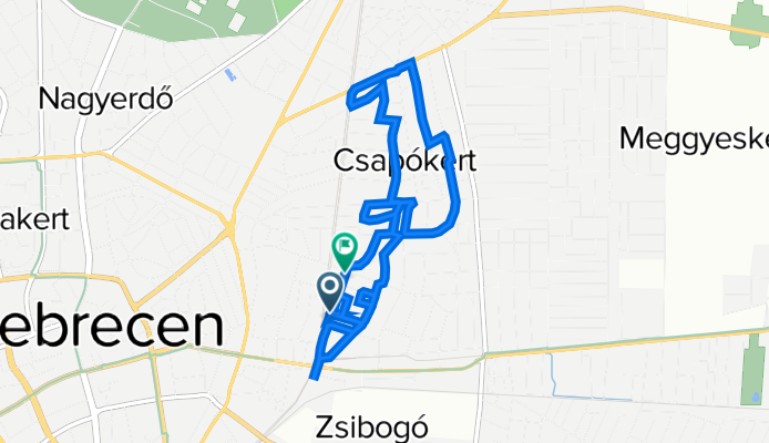 Keresszegi utca 5, Debrecen - Huszár Gál utca 9, Debrecen