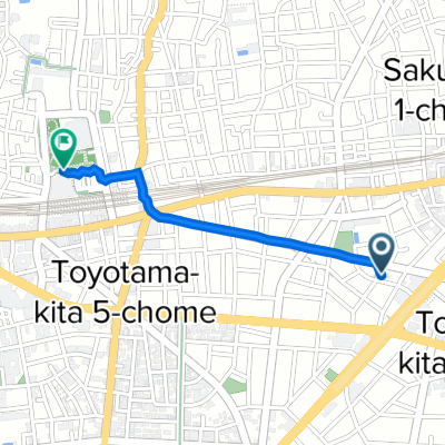 22-4, Toyotamakita 3-Chōme, Nerima to 17-5, Nerima 1-Chōme, Nerima