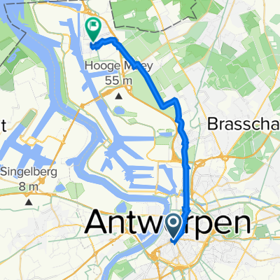 Britse Lei 38, Antwerp to Bullesteeg, Antwerp