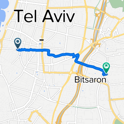 פרישמן 44, תל אביב to הל"ה 5, גבעתיים